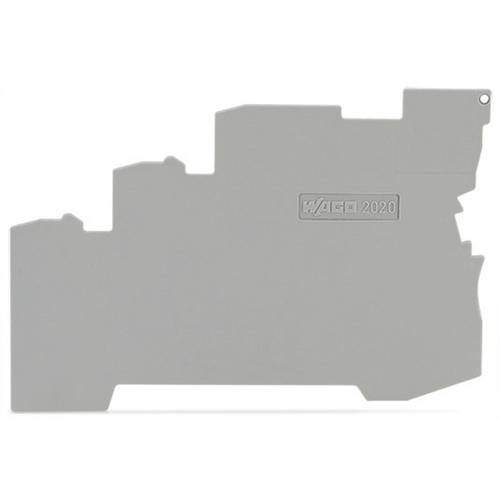 WAGO 2020-5391 Abschluss- und Trennplatte Grau 100 St.