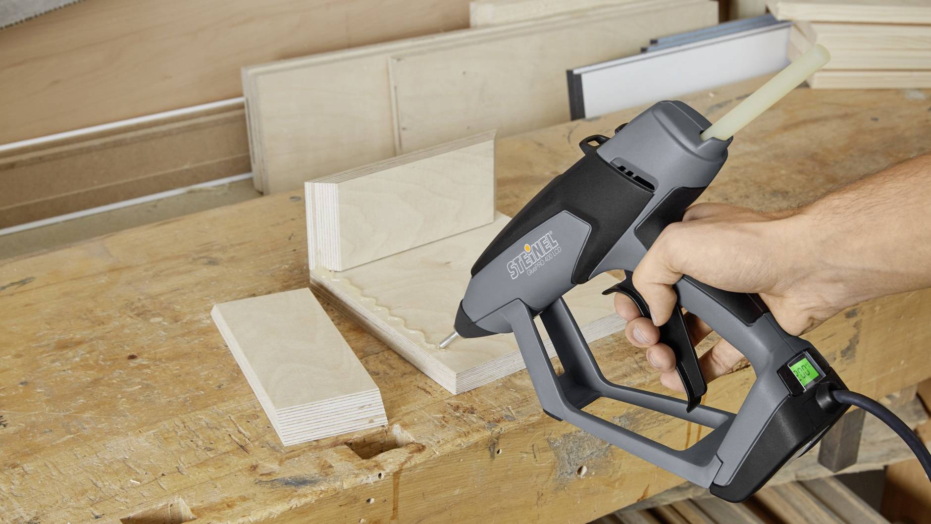 Steinel GluePRO 400 LCD KF Heißklebepistole 11 mm 110 W 230 V 1 St.-6