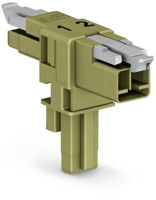 WAGO 890-1602 T-Verbinder 890 Gesamtpolzahl: 2 16 A Hellgrün 25 St.
