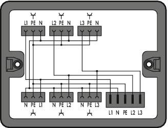 WAGO 899-631/149-000 Verteiler-Box 899 25 A Schwarz 1 St.