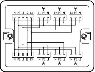 WAGO 899-681/100-000 Verteiler-Box 899 25 A Weiß 1 St.