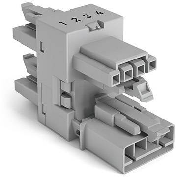 Thumbnail - WAGO 890-1734 Verteilerblock 3 fach 890 Gesamtpolzahl: 4 16 A Grau 50 St.