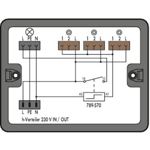WAGO 899-632/101-000 Verteiler-Box 899 16 A Schwarz 1 St.