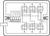 Verkabelungsdiagramm einer elektrischen Verteilerdose mit Anschlüssen L1, L2, L3, N und PE. Zeigt interne Verdrahtung und Klemmen.