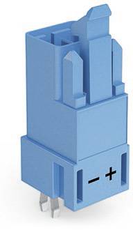 WAGO 890-3112 Netz-Steckverbinder 890 Stecker Gesamtpolzahl: 2 16 A Blau 100 St.