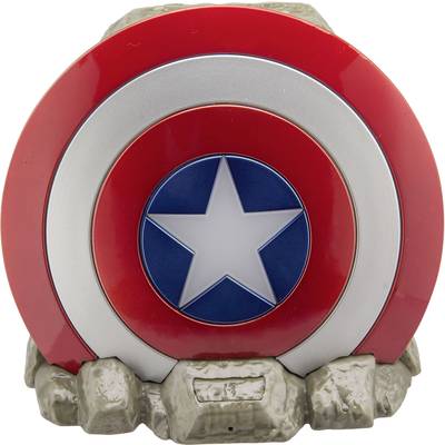 iHome Marvel Captain America Bluetooth® Lautsprecher Freisprechfunktion Rot, Weiß