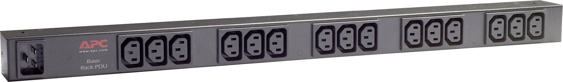 APC Rack-Mount Steckdosenleiste mit mehreren Steckplätzen, geeignet für professionelle IT-Umgebungen.