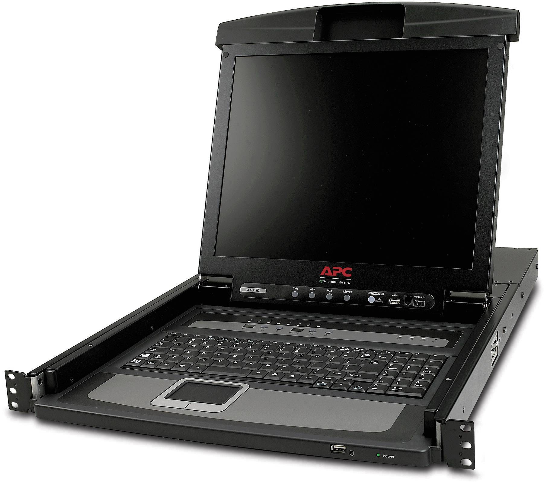 APC 43.18 cm - 17 Zoll Rack LCD Console mit 8 Port Analog KVM Switch