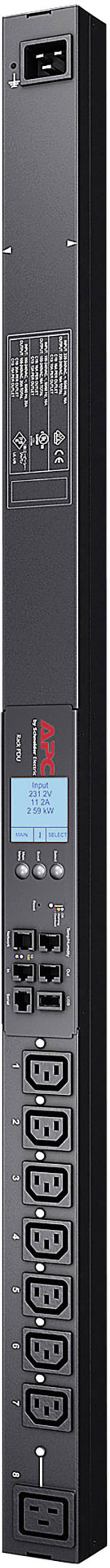 APC Rack PDU 2G Switched ZeroU 16A 230V AP8958EU3 Rack-Stromverteilung