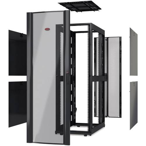 Thumbnail - APC NetShelter SX 48U 600x1070 no d/side 19 Zoll Netzwerkschrank (B x H x T) 60 x 226 x 107 cm 48 HE Schwarz