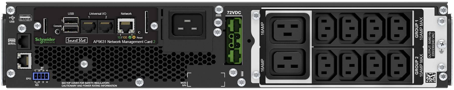 APC Smart-UPS SRT 2200VA RM - USV (in Rack montierbar/extern)-4