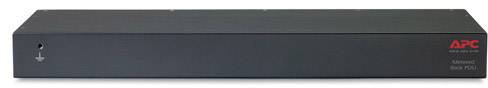 Schwarzes APC-Netzwerk-USV-Gerät in rechteckiger Form, zur Bereitstellung von Notstrom für elektronische Geräte.
