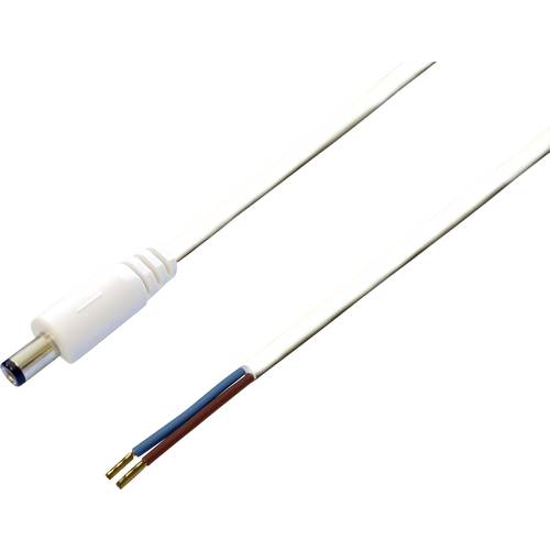 Thumbnail - BKL Electronic 075192 Niedervolt-Anschlusskabel Niedervolt-Stecker - offene Kabelenden 5.50 mm 2.10 mm 5.00 m 1 St.