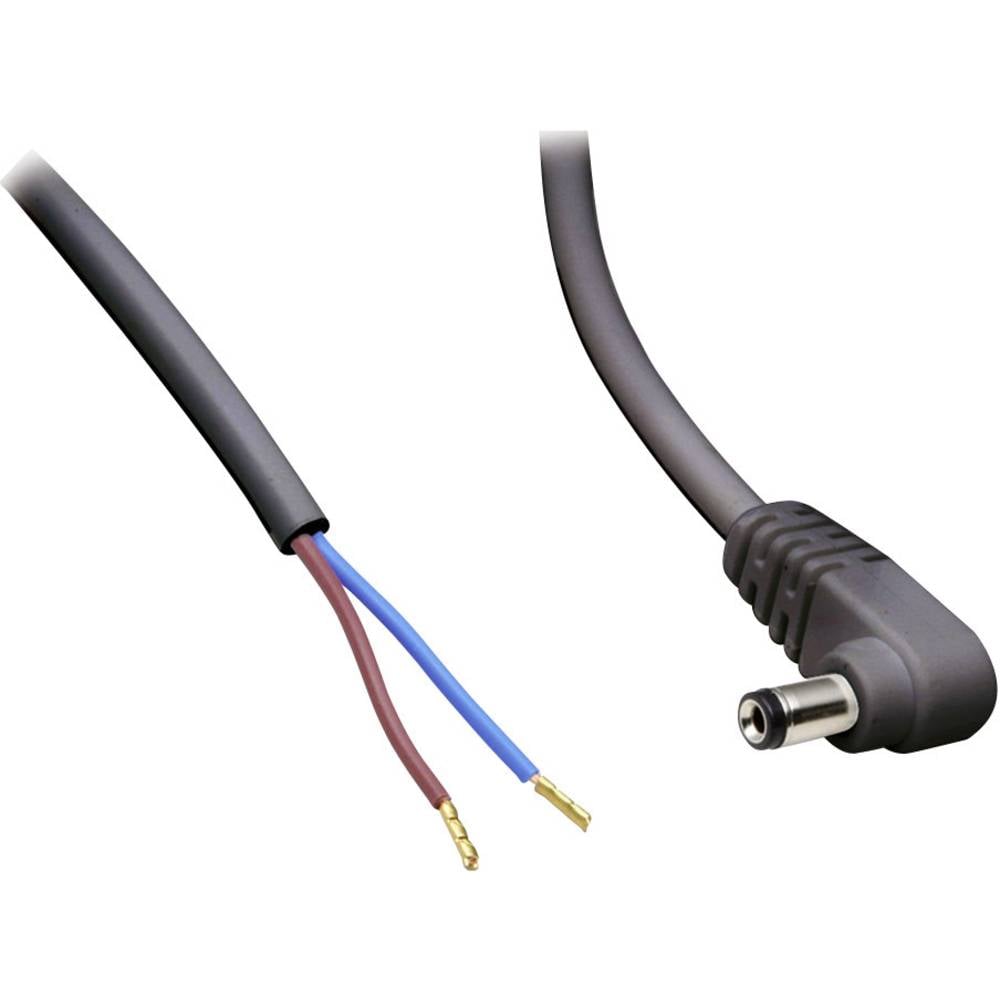 BKL Electronic Laagspannings-aansluitkabel Laagspanningsstekker - Open kabeleinde 5.50 mm 2.10 mm 0.50 m 1 stuk(s)