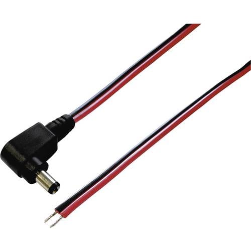 BKL Electronic 075106 Niedervolt-Anschlusskabel Niedervolt-Stecker - offene Kabelenden 5.50 mm 2.10 mm 1.00 m 1 St.