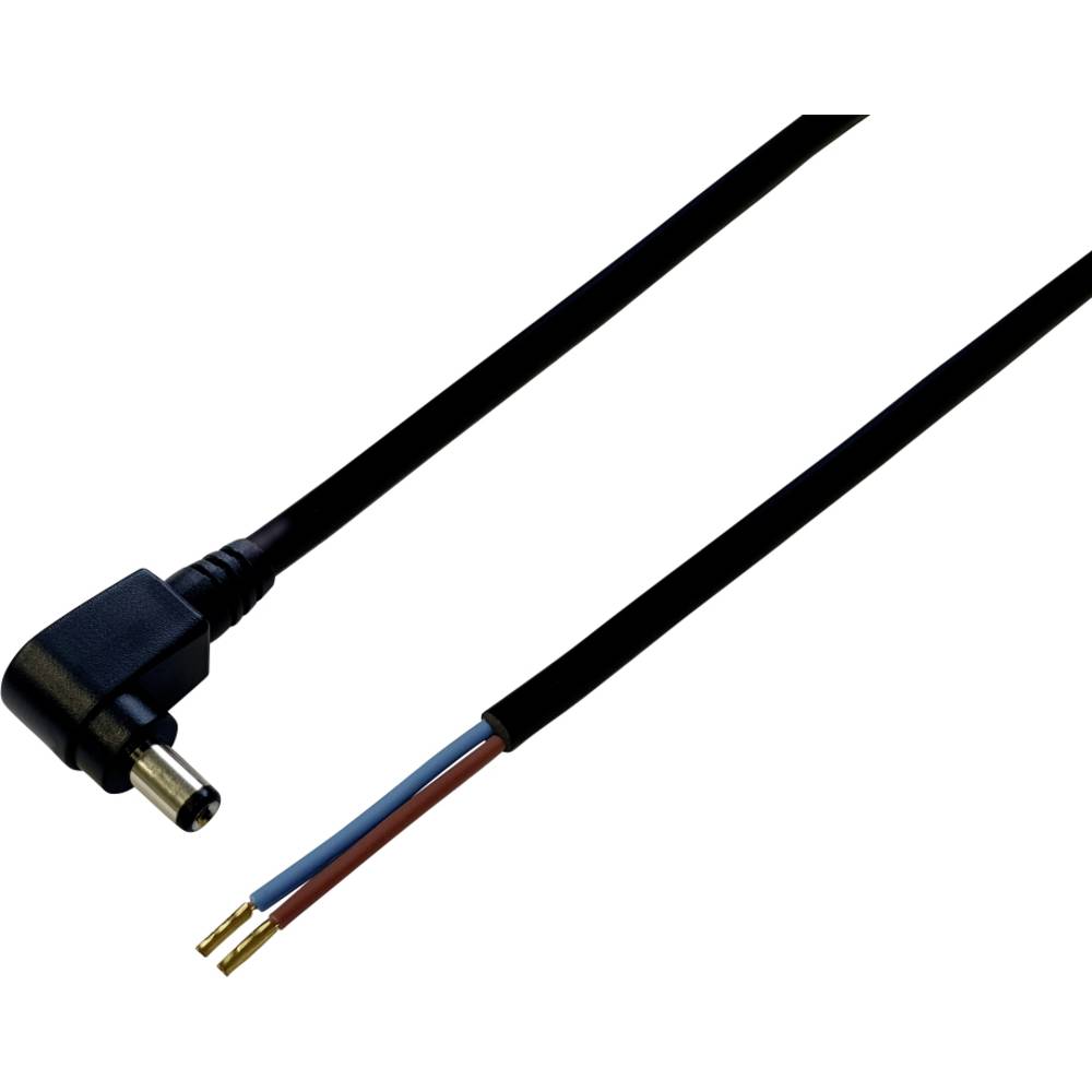 BKL Electronic Laagspannings-aansluitkabel Laagspanningsstekker - Open kabeleinde 5.50 mm 2.10 mm 5.00 m 1 stuk(s)