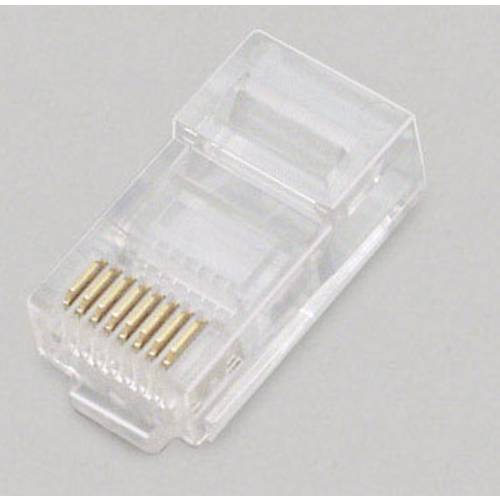 BKL Electronic Modularstecker 2606003 Stecker, gerade Polzahl Sensoren 8P8C Transparent 100 St.