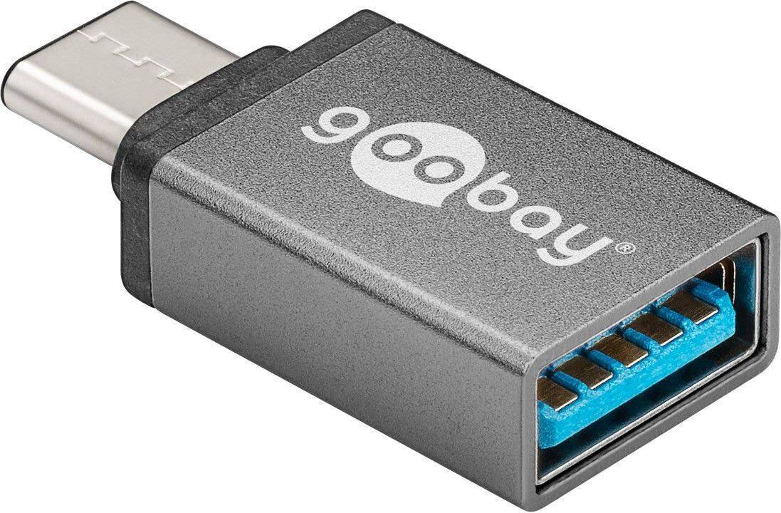 Goobay USB 3.2 Gen 1 (USB 3.0) Adapter [1x USB-C® Stecker - 1x USB 3.2 Gen 1 Buchse A (USB 3.0)] 56621 0 mm