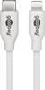 Goobay 39446 Lightning Kabel Apple Ladekabel iPhone 27 Watt auf USB C Kabel High Speed MFi iphoneladekabel Weiß 1m