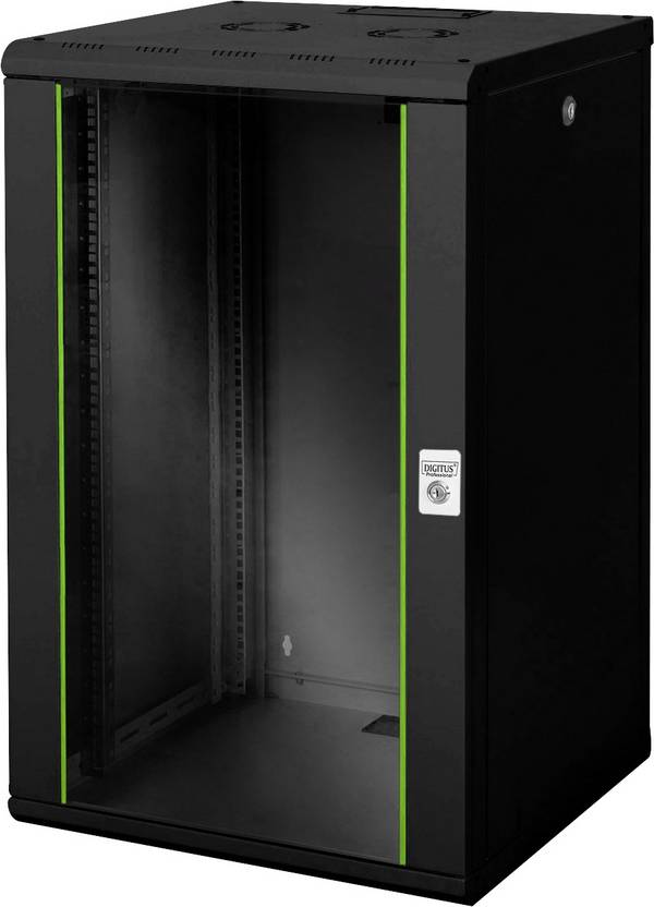 Digitus DN-19 20U-6/6-SW 19 Zoll Wandgehäuse (B x H x T) 600 x 998 x 600 mm 20 HE Schwarz, Schwarz (RAL 9005)