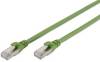 Digitus DK-1644-A-PUR-010 RJ45 Patchkabel CAT 6a S/FTP 1.00 m Grün Folienschirm, Gesamtschirm, Geschirmt, Halogenfrei, Simplex, doppelt geschirmt, verdrillte Paare, PUR-Mantel 1 St.