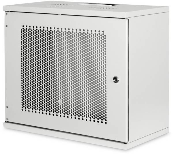 Digitus DN-19-09U-S-PD 19 Zoll Wandgehäuse (B x H x T) 540 x 460 x 400 mm 9 HE Lichtgrau (RAL 7035)