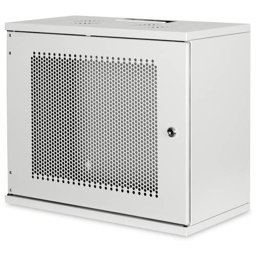 Thumbnail - Digitus DN-19-09U-S-PD 19 Zoll Wandgehäuse (B x H x T) 540 x 460 x 400 mm 9 HE Lichtgrau (RAL 7035)