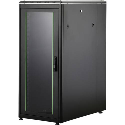 Thumbnail - Digitus DN-19 26U-6/10-B-1 19 Zoll Netzwerkschrank (B x H x T) 600 x 1342 x 1000 mm 26 HE Schwarz, Schwarz (RAL 9005)