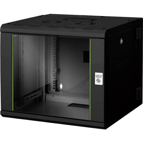 Digitus DN-19 09-U-3-SW 19 Zoll Wandgehäuse (B x H x T) 600 x 509 x 600 mm 9 HE Schwarz, Schwarz (RAL 9005)