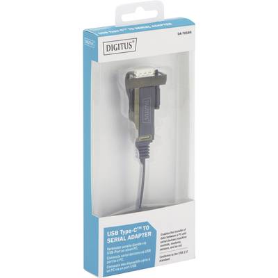 Digitus USB 2.0 Adapter [1x Seriell (9pol.) - 1x USB-C® Stecker