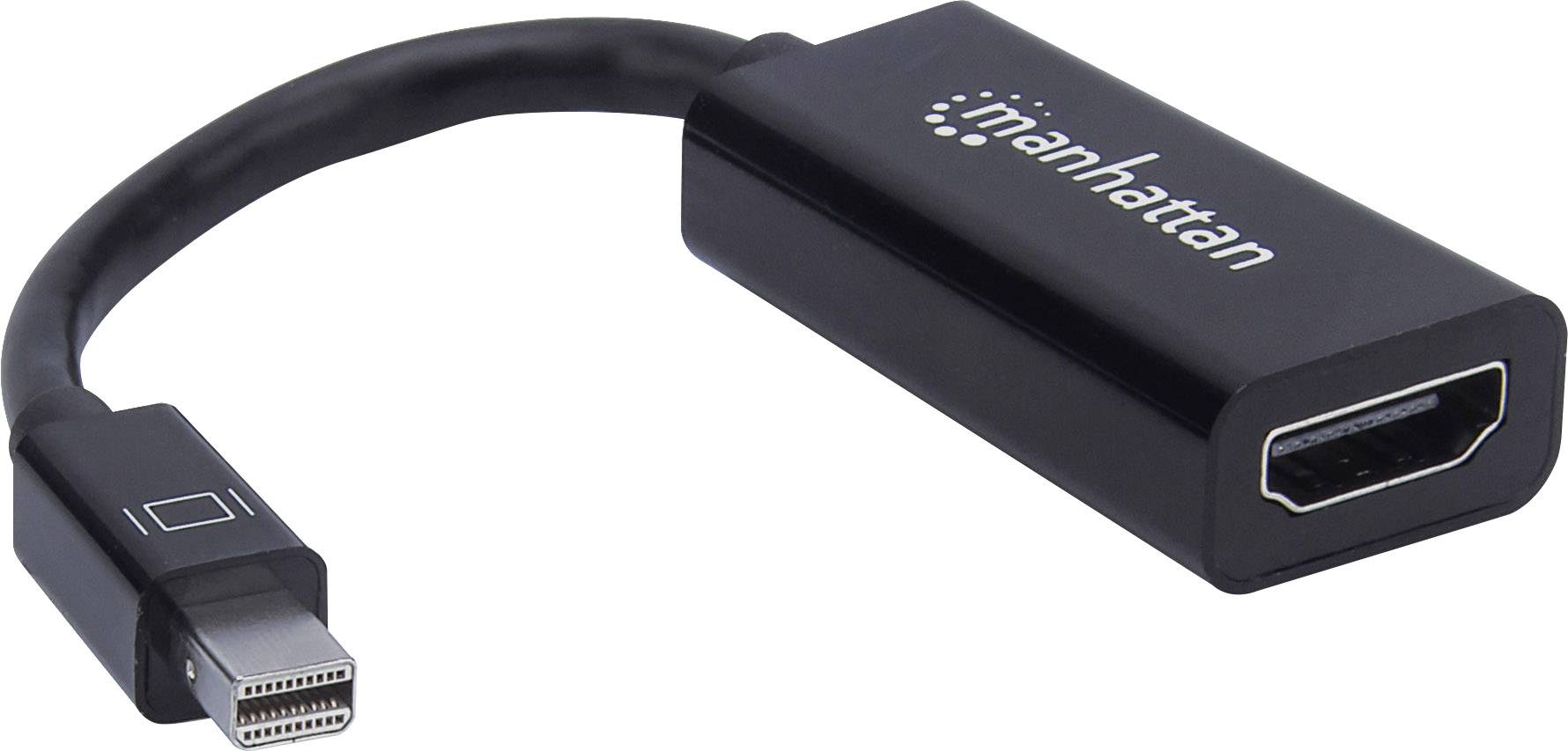 MANHATTAN Mini-DisplayPort auf HDMI-Adapter Passiv Mini-DisplayPort-Stecker auf HDMI-Buchse 1080p sc