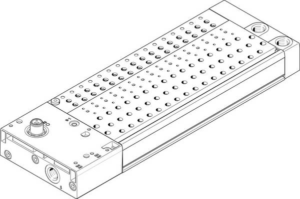 FESTO VABM-C8-12E-G14-4-PT-L Manifold rail, P/n: 1247975