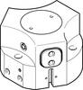 FESTO 1163046 HGDD-63-A Dreipunktgreifer Gehäusematerial: Aluminium-Knetlegierung 1 St.
