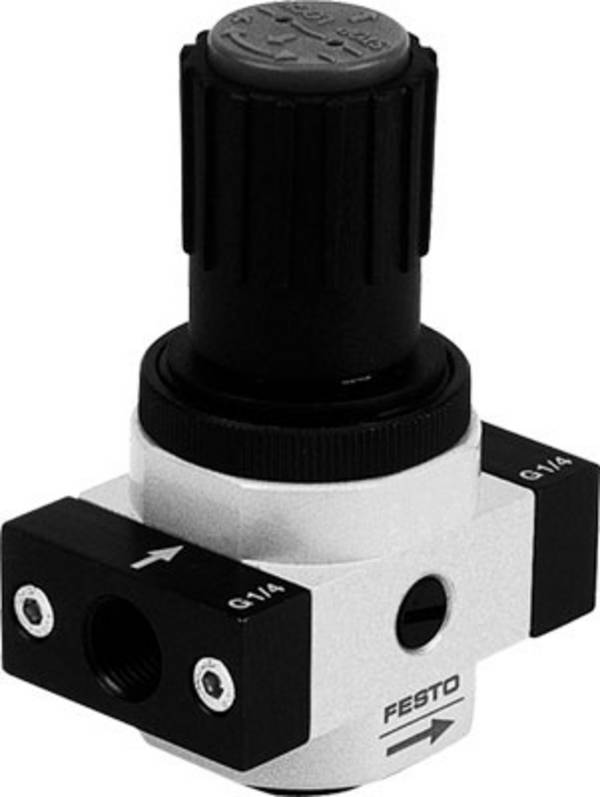 FESTO Druckregelventil 162599 LR-1/4-D-7-O-MINI  Gehäusematerial Zinkdruckguss Dichtungsmaterial NBR 1 St.