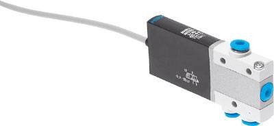 FESTO Magnetventil 196136 MHE2-M1H-3/2G-QS-4-K 24 V/DC QS-4 Nennweite (Details) 2 mm 5/2- oder 3/2-Wege 1 St.
