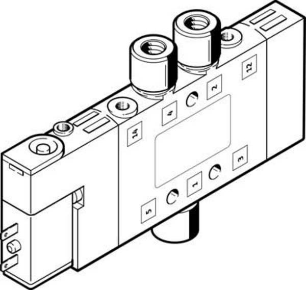 FESTO Magnetventil 196881 CPE10-M1BH-5L-M5 24 M5, M7 Nennweite (Details) 4 mm  1 St.
