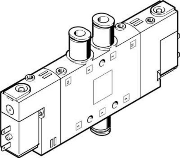 FESTO Magnetventil 196908 CPE14-M1BH-5J-QS-8 QS-8, G 1/8 Nennweite (Details) 6 mm 1 St.