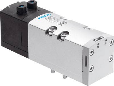 Ein pneumatisches Ventil von Festo, das in automatisierten Systemen zur Steuerung des Luftstroms verwendet wird.