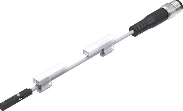 FESTO Näherungsschalter Induktiv SMT-10M-NS-24V-E-0,3-L-M8D 551379  für Rund-Nut NPN