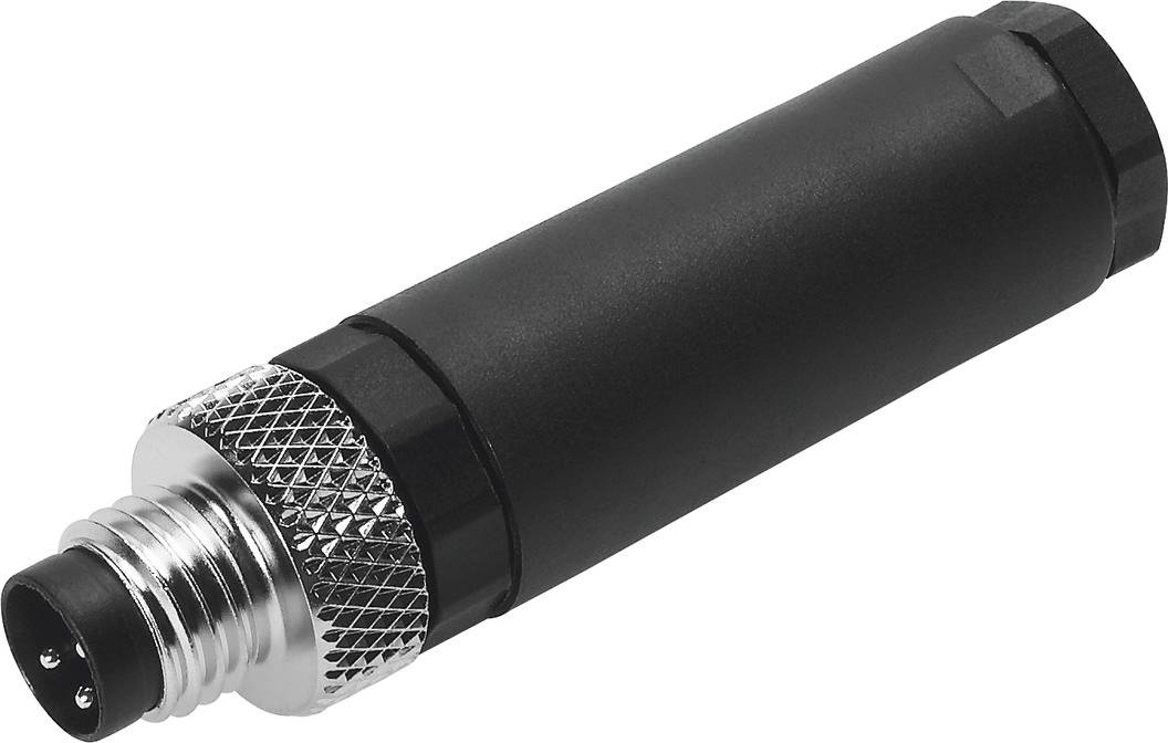 FESTO Stecker 192009 SEA-3GS-M8-S Polzahl: 3 60 V (max) 1 St.-0