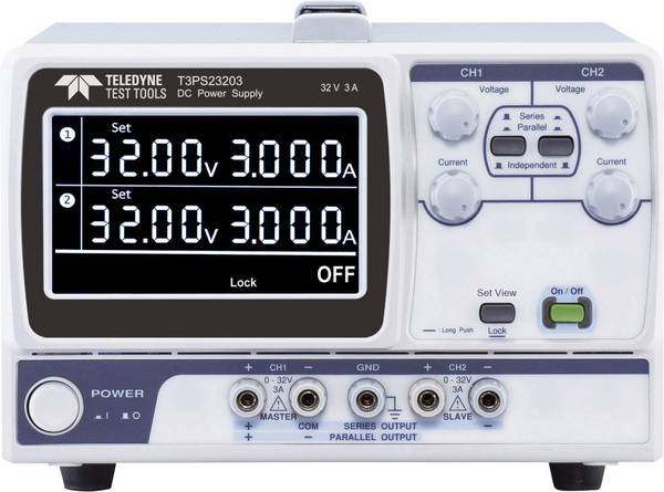 Teledyne LeCroy T3PS23203 Labornetzgerät, einstellbar kalibriert (ISO) 0 - 32 V 0 - 3 A 192 W   Anzahl Ausgänge 2 x