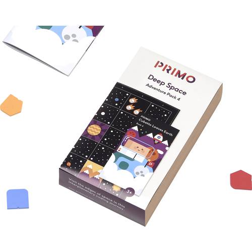 Primo Toys PRIMO008A-DE Cubetto MINT Coding Abenteuer Paket In den Tiefen des Weltraums Erweiterungsset ab 3 Jahre