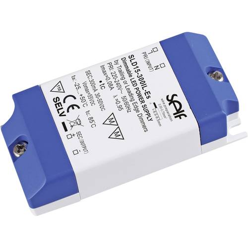 Thumbnail - Self Electronics SLD15-350IL-ES LED-Treiber Konstantstrom 14.7 W 350 mA 24 - 42 V/DC dimmbar, Überspannung, Überlastschu...