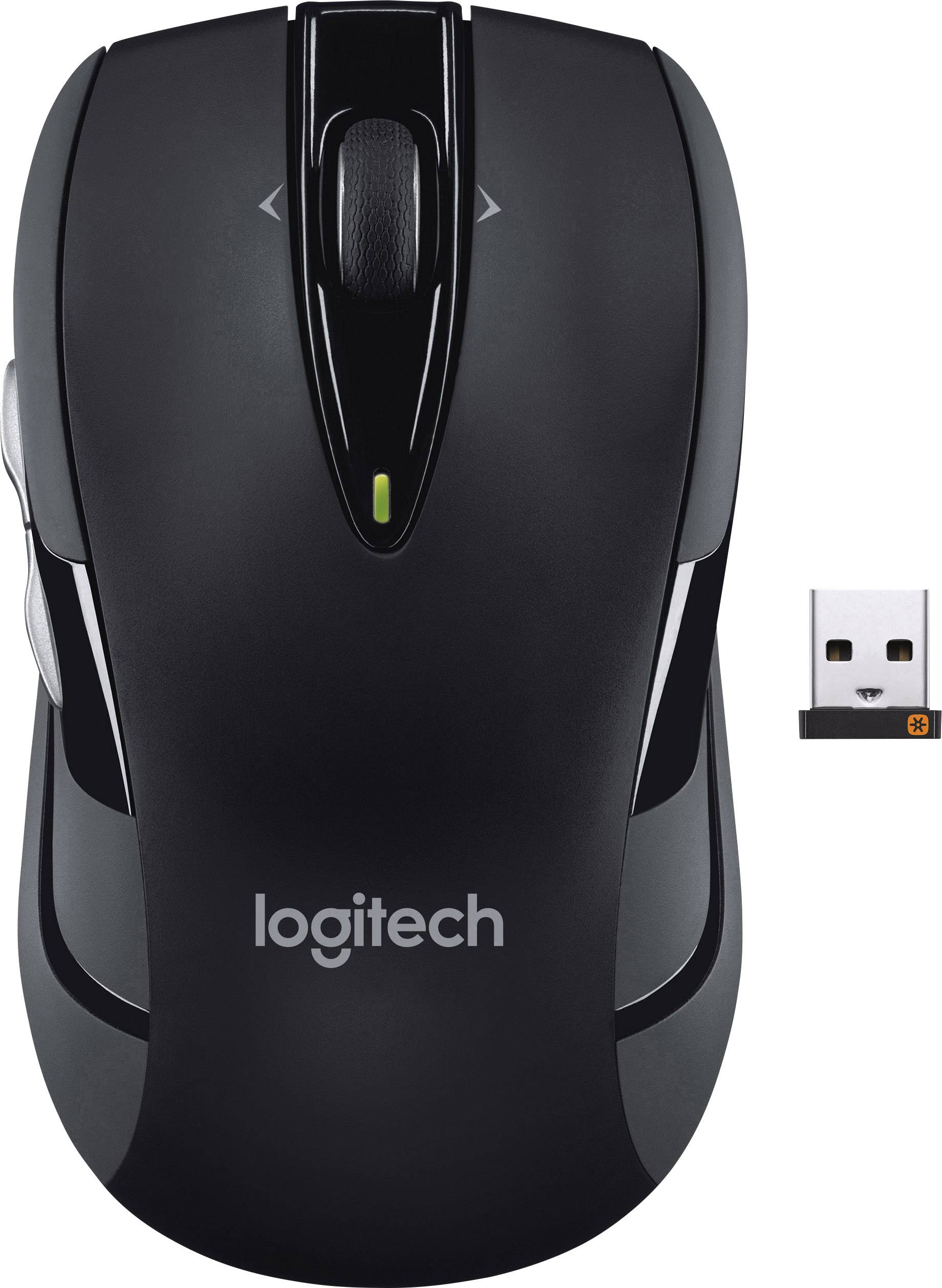 Logitech M545 Maus Funk Optisch Schwarz 7 Tasten 1000 dpi Ergonomisch