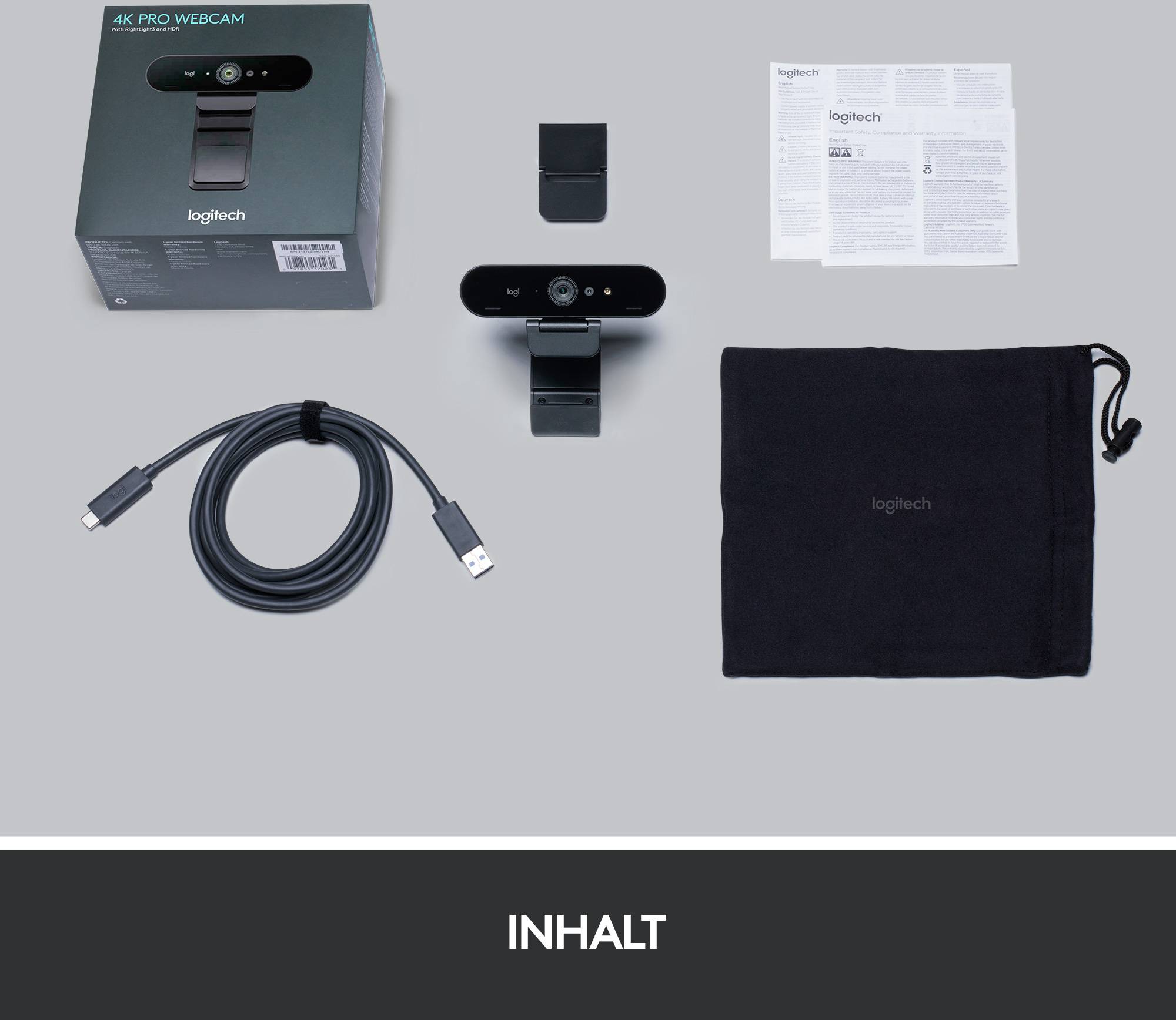 Windows Hello Logitech Brio Sichtfeld Einstellen Logitech-Webcam