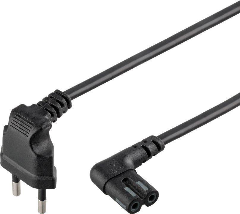 Goobay 44877 Strom Netzkabel Schwarz 3 m