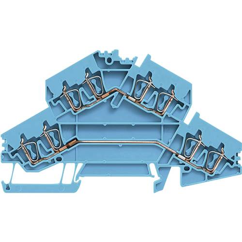 Weidmüller 1480270000 Durchgangsreihenklemme 5.10 mm Zugfeder Blau 50 St.