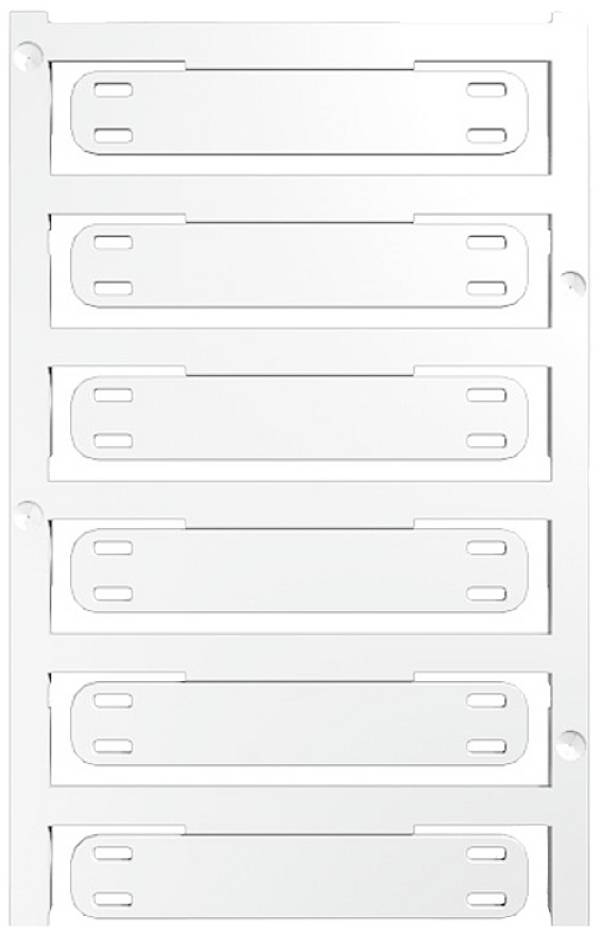 Weidmüller 1432750000 SFX 11/60 MC NE WS V0 Kabelmarkierungssystem Beschriftungsfläche: 11 x 44 mm Weiß Anzahl Markierer: 60 60 St.