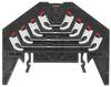 Weidmüller 1173810000 Rangierverteiler 9.20 mm Push-In-Klemme Schwarz 20 St.