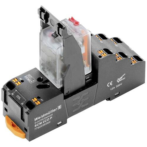 Weidmüller DRMKITP115VAC 2CO LD/PB Relaisbaustein Nennspannung: 115 V/AC Schaltstrom (max.): 10 A 2 Wechsler 10 St.